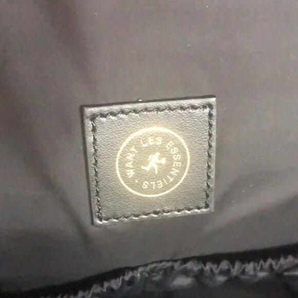 WANT Les Essentiels Piper Black Nylon and Jet Black Leather Backpack main image 7
